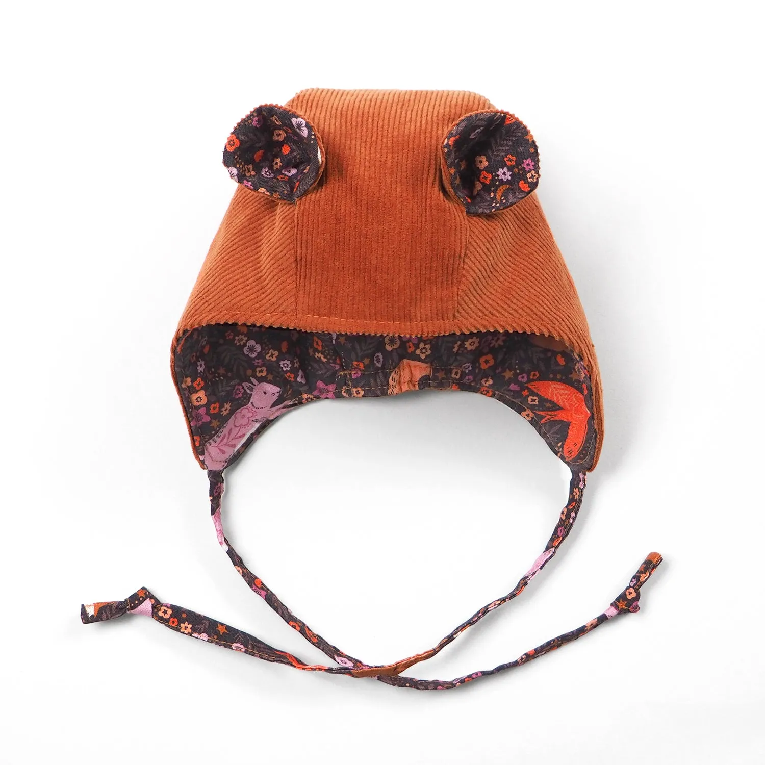 Corduroy Baby Bonnet (Pre-order)