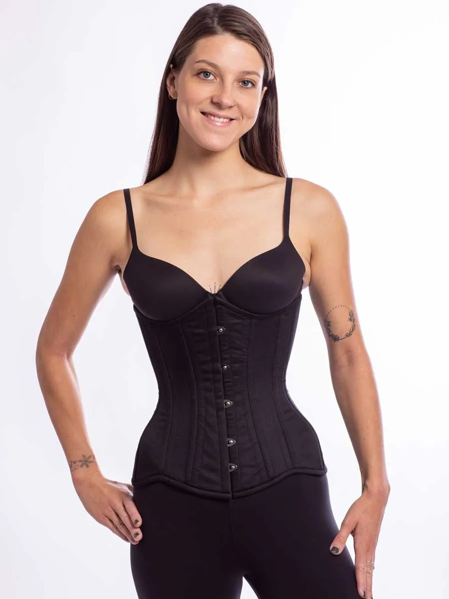 Cotton Hourglass Curve Longline Underbust Corset : CS-426