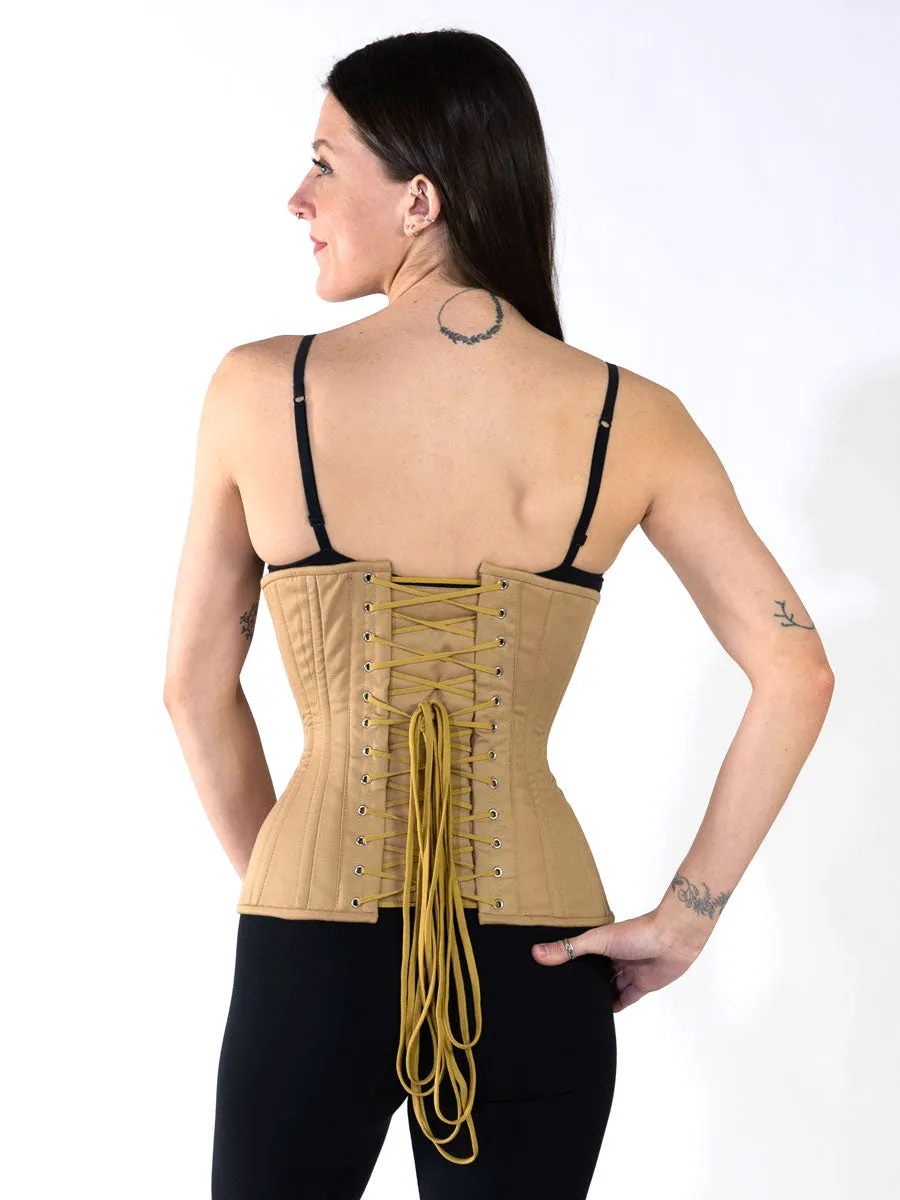 Cotton Hourglass Curve Longline Underbust Corset : CS-426