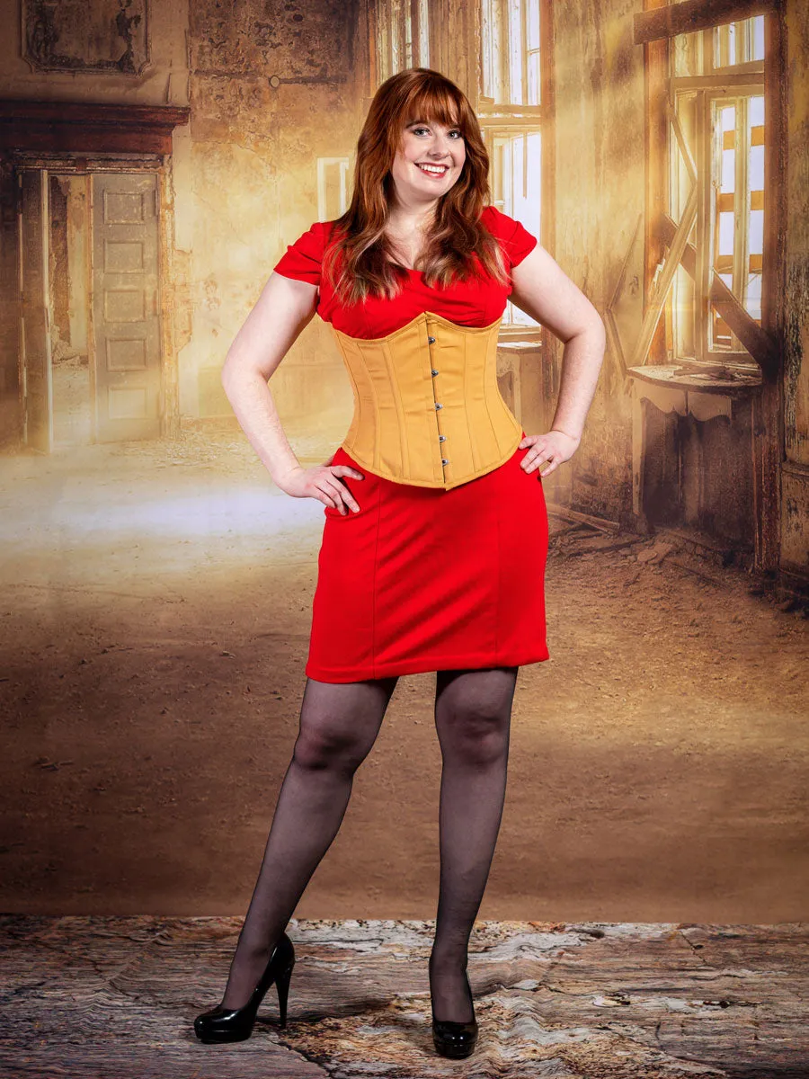 Cotton Romantic Curve Longline Underbust Corset : CS-345