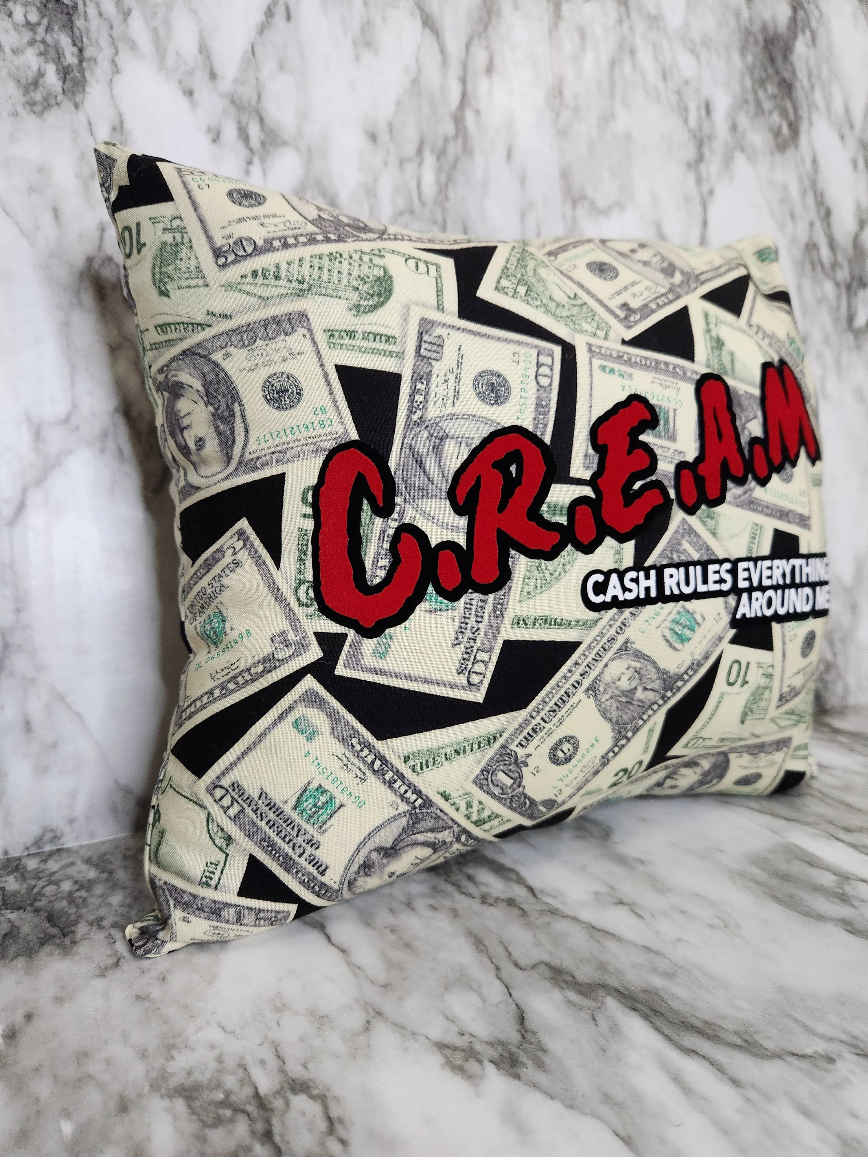 C.R.E.A.M Throw Pillow