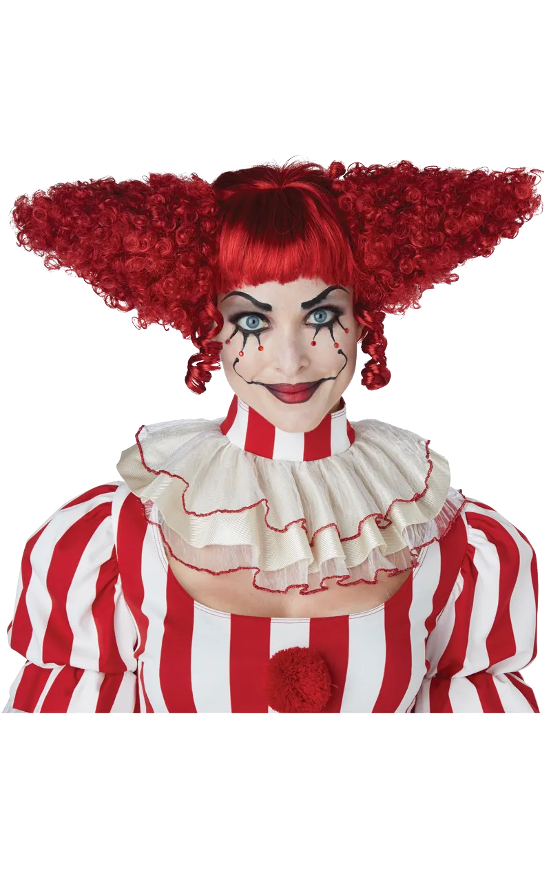 Creepy Red Clown Wig