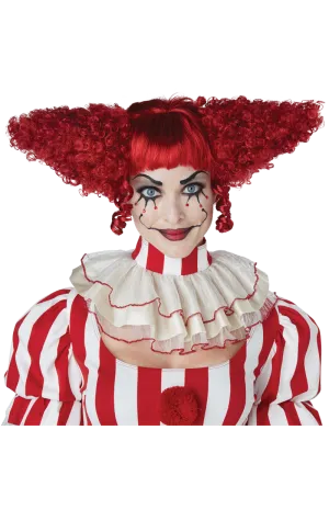 Creepy Red Clown Wig