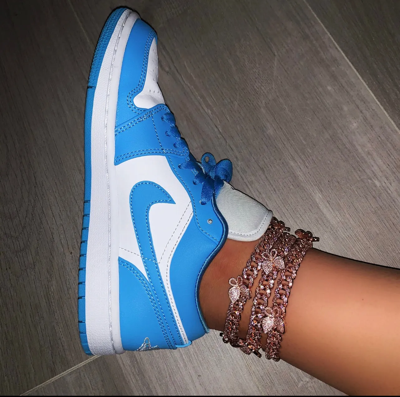 cuban butterfly anklet , butterfly cuban anklet ,Iced Out Zircon custom Color Luxury Bling butterfly anklet, butterfly anklet