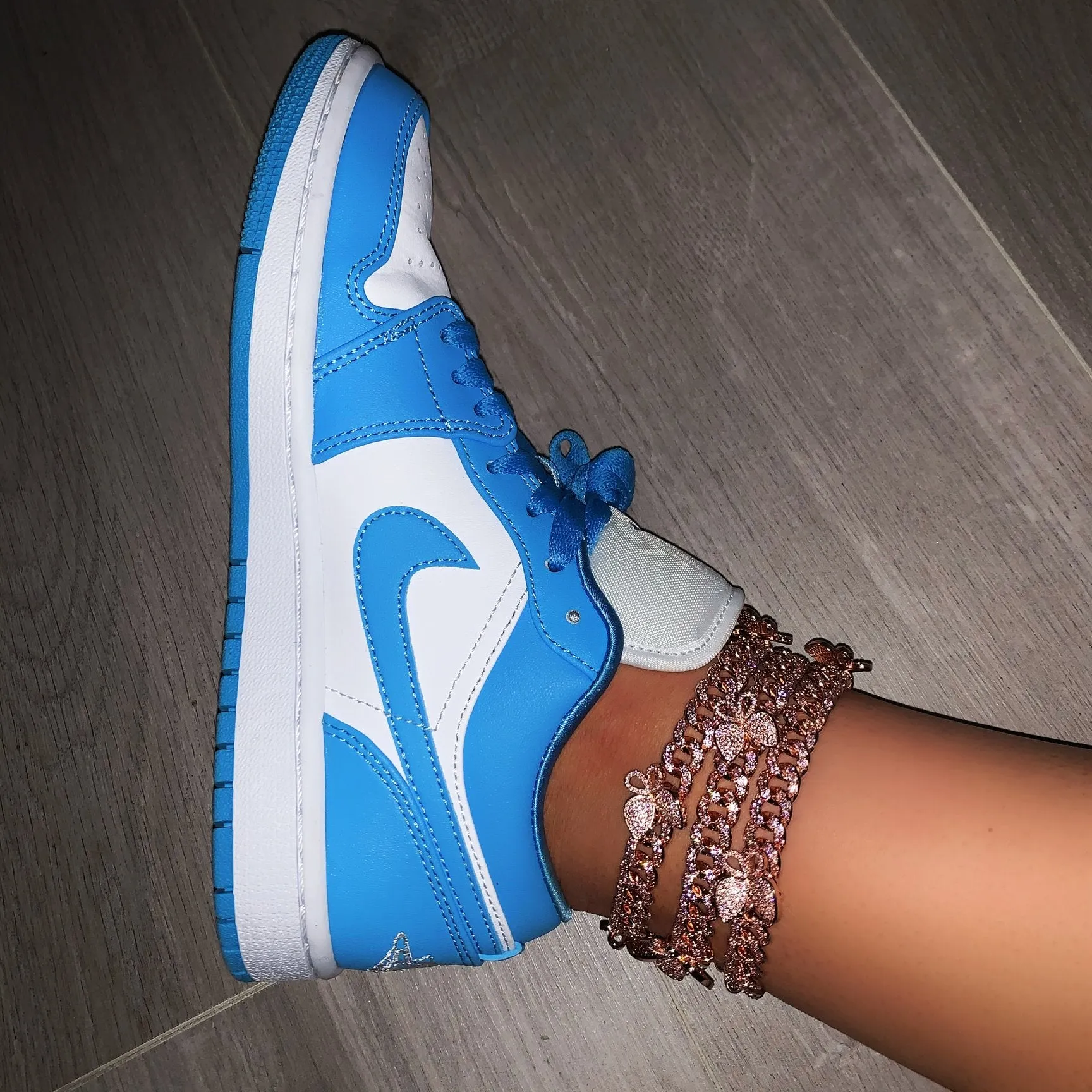 cuban butterfly anklet , butterfly cuban anklet ,Iced Out Zircon custom Color Luxury Bling butterfly anklet, butterfly anklet