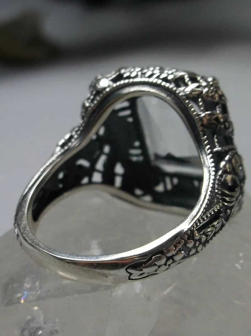 D149, Intricate Victorian Ring, Natural Gem, Victorian Jewelry #D149
