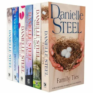 Danielle Steel Series 2 Collection 6 Books Set (Winner, His Bright Light, Betrayal, Matters of the Heart, Southern Lights, Family Ties)