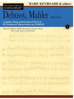 DEBUSSY MAHLER & MORE CD ROM LIBRARY HARP KBD V2 (O/P)