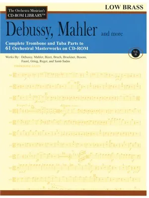 DEBUSSY MAHLER &MORE CD ROM LIBRARY LOW BRASS V2 (O/P)