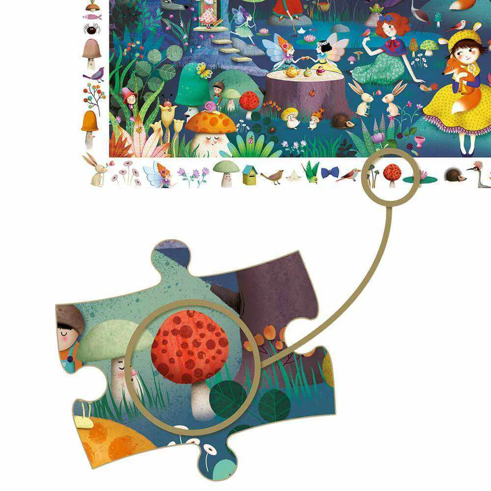 Djeco Enchanted Forest Observation Puzzle, 100pc