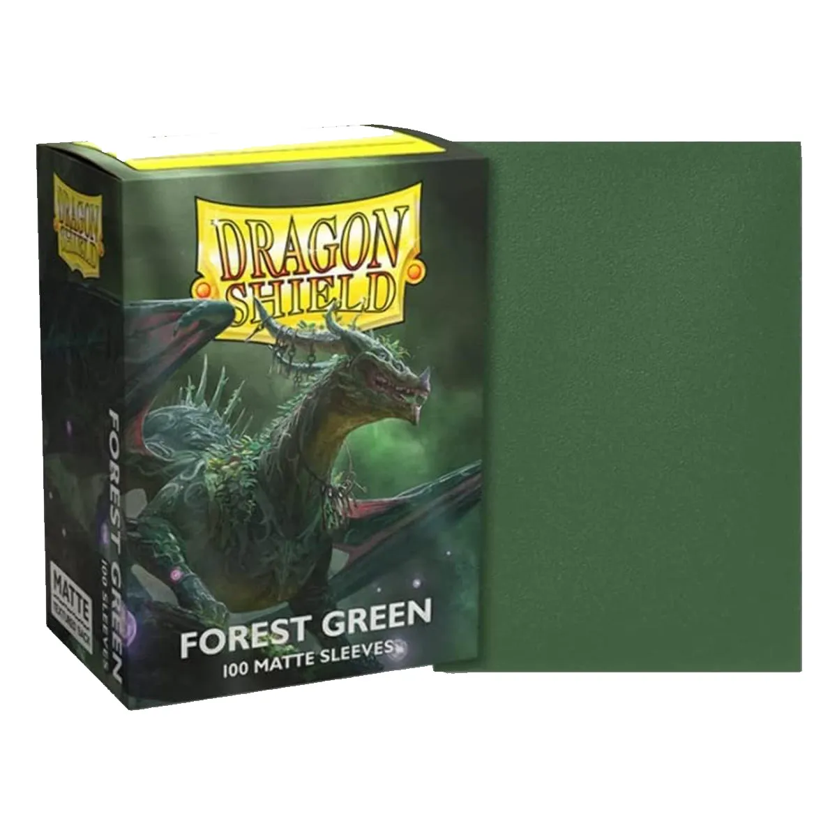 Dragon Shield Standard 100ct Forest Green MATTE Sleeves