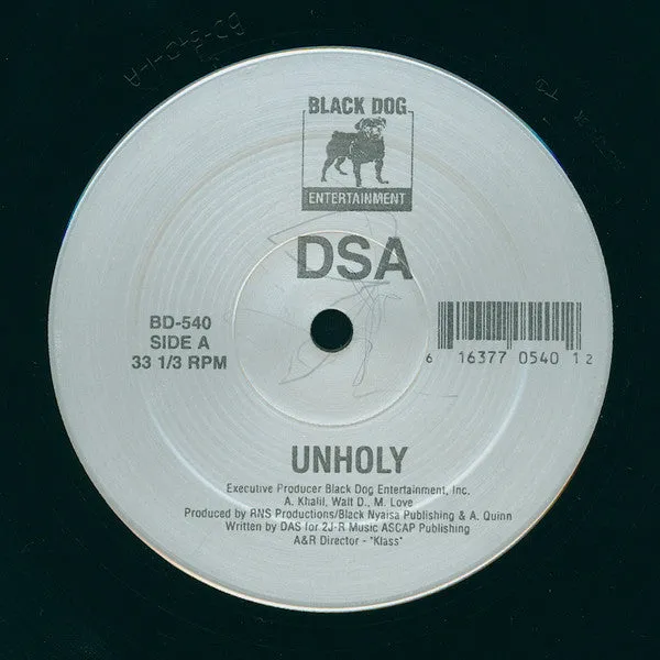 DSA - Unholy (12inch)