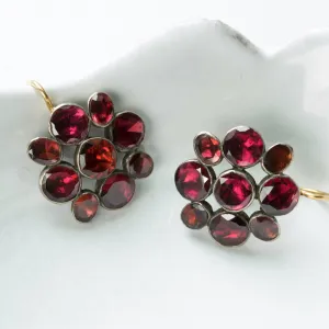 Early Victorian Garnet Earrings