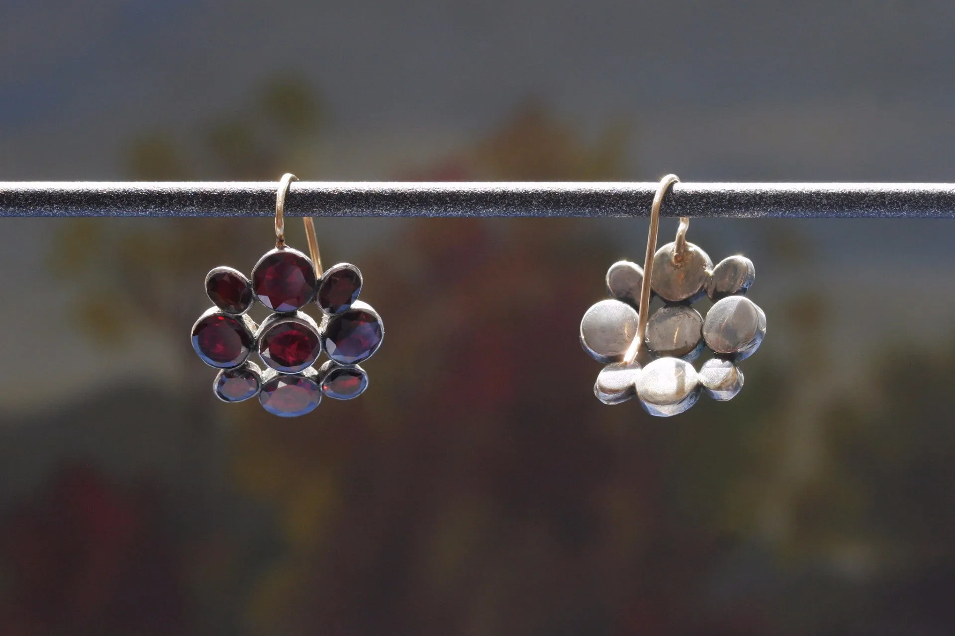 Early Victorian Garnet Earrings
