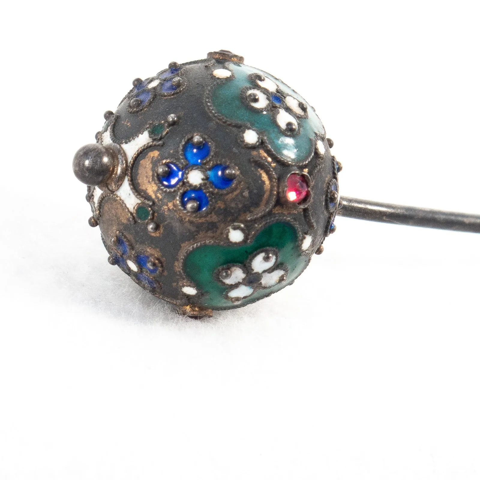 Enamel Ball Hatpin