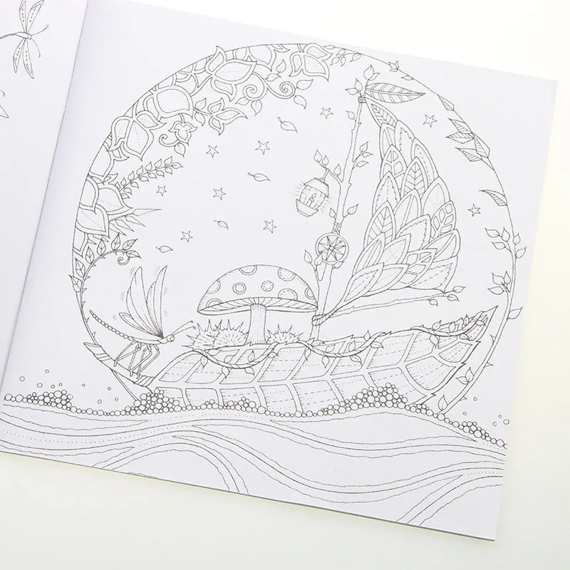 Enchanted Forest Coloring Book - Stress and Anxiety Reliever