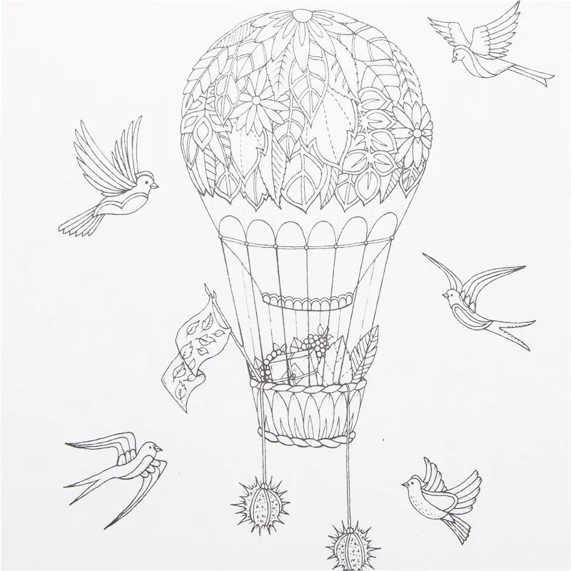 Enchanted Forest Coloring Book - Stress and Anxiety Reliever
