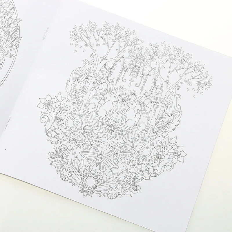 Enchanted Forest Coloring Book - Stress and Anxiety Reliever