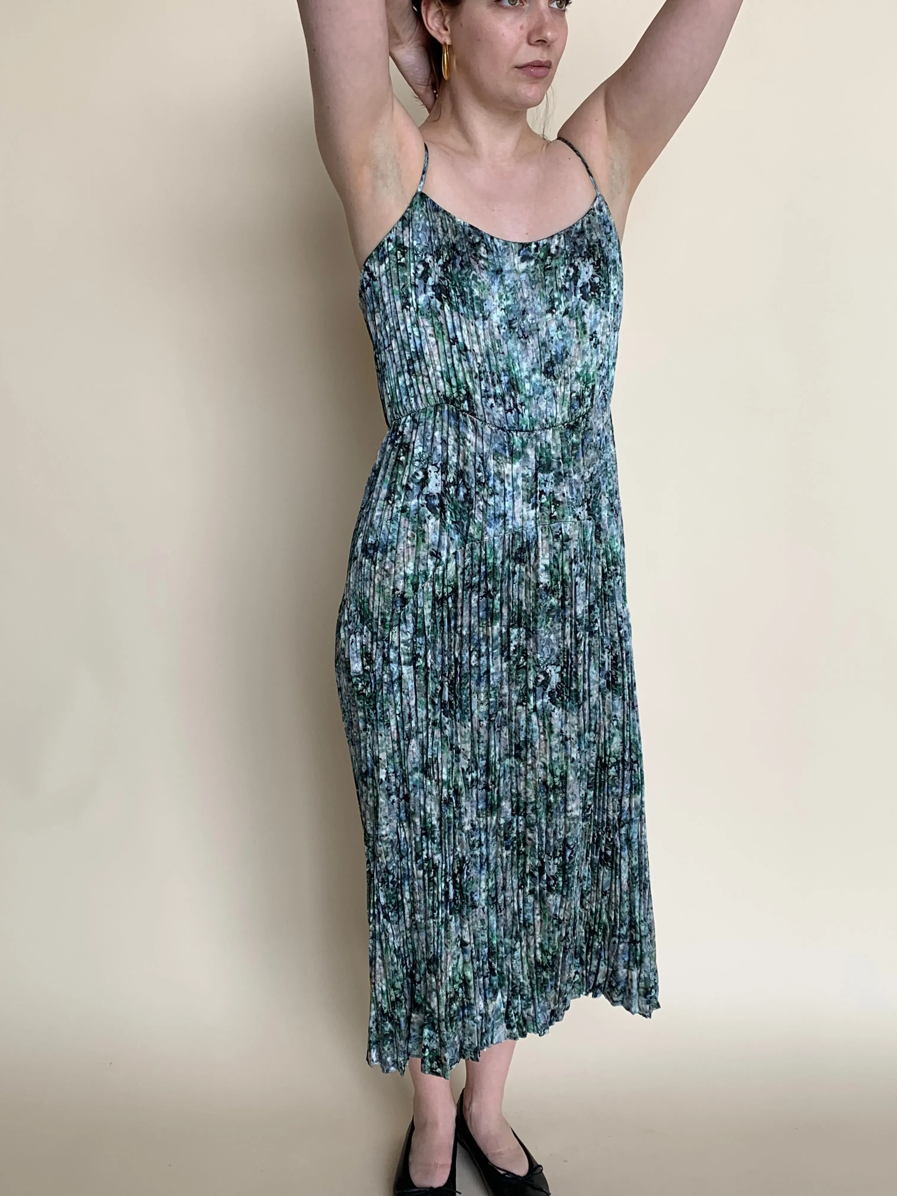 enchanted forest midi dress