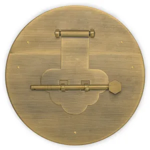 Enchanted Mushroom Brass Chest Face Plate (6.3")