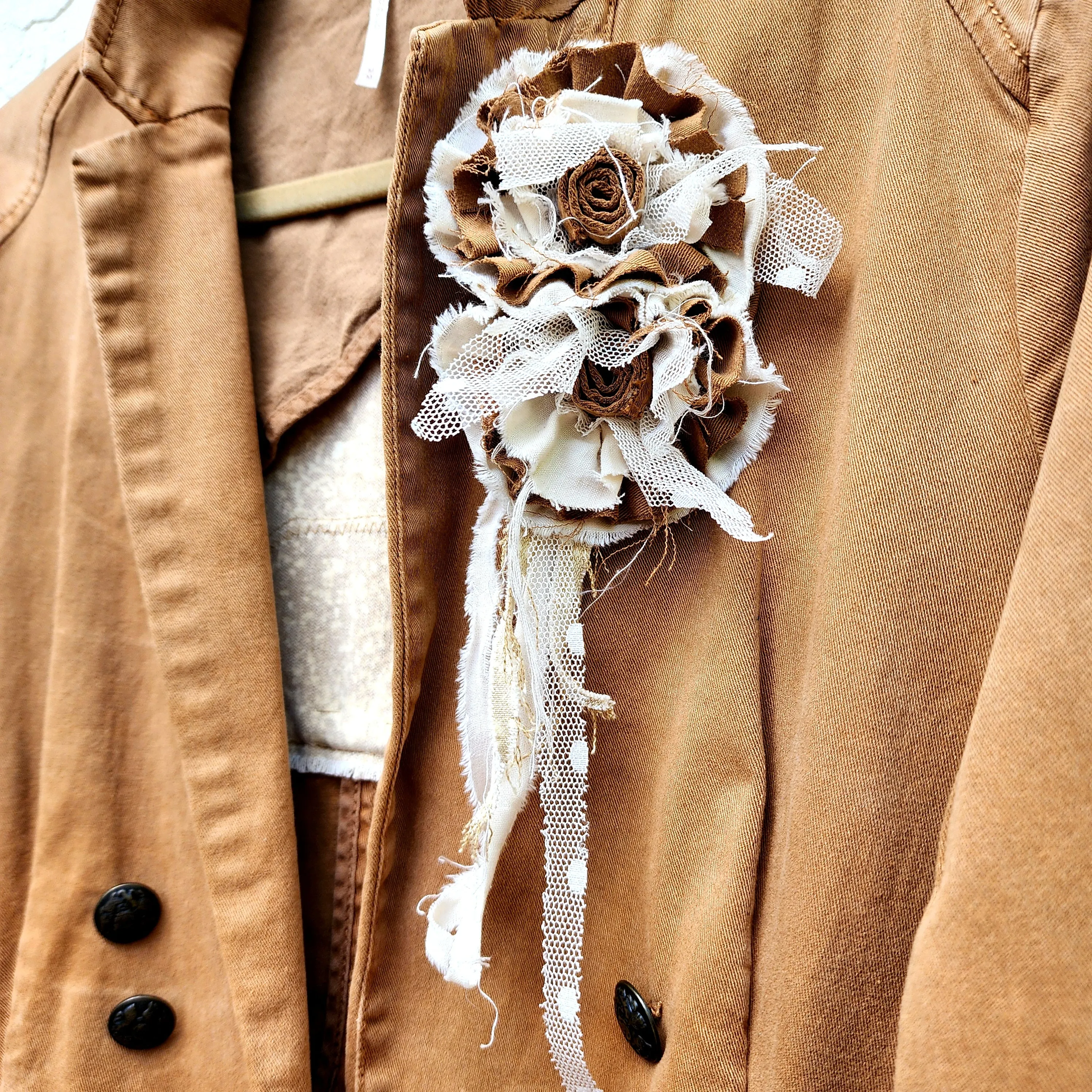 English Riding Rocking Suit / Vintage Designer Jacket Vintage Jacket Up Boho Shabby Chic Jacket Repaired Boro Upcycled Jacket Jacket