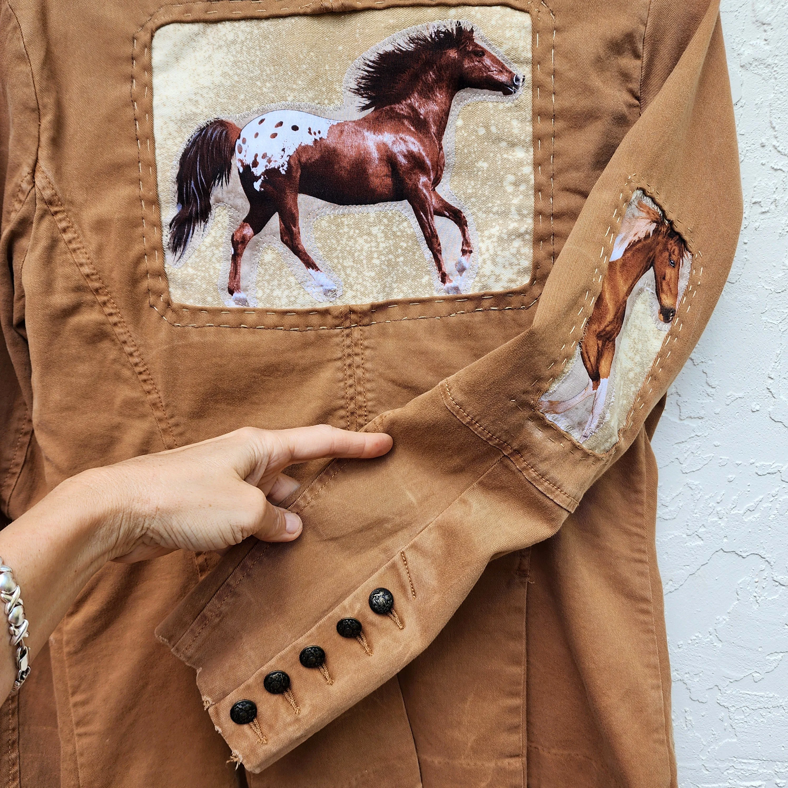 English Riding Rocking Suit / Vintage Designer Jacket Vintage Jacket Up Boho Shabby Chic Jacket Repaired Boro Upcycled Jacket Jacket