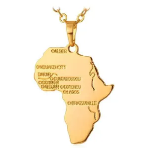 Ethnic African Pendant Necklace for Men