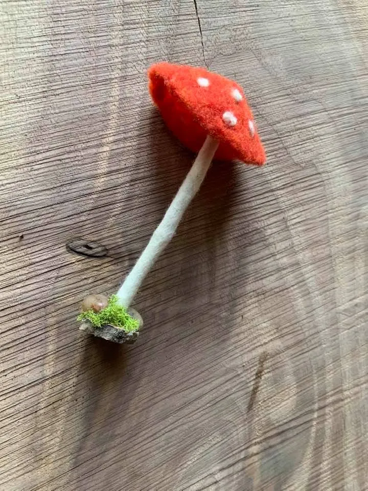 Felted Forest Toadstool