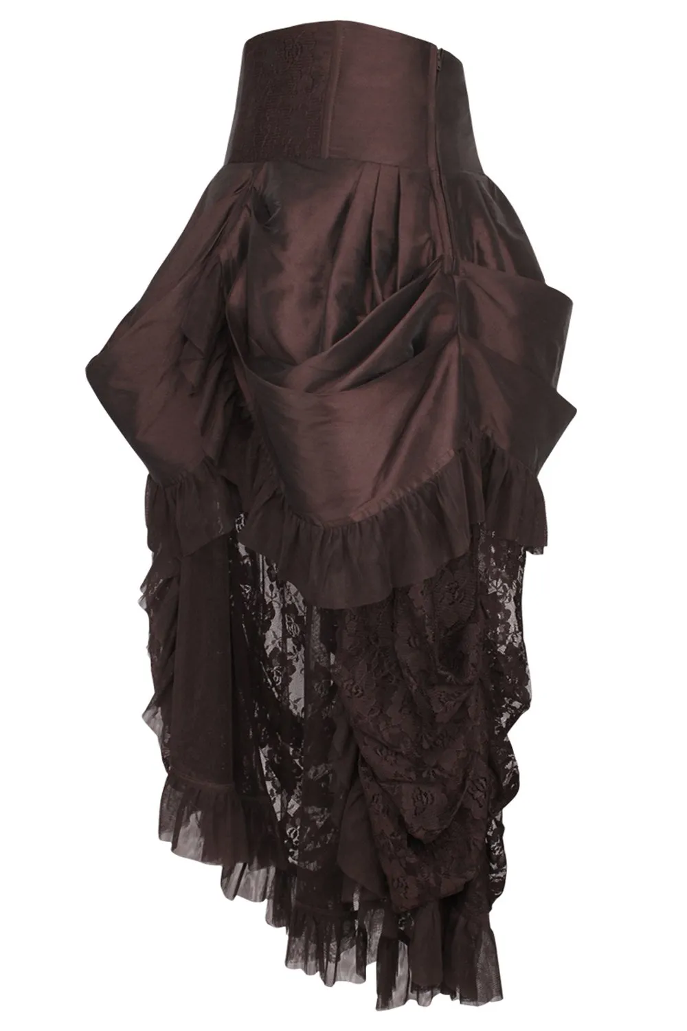 Filberta Brown Victorian Skirt