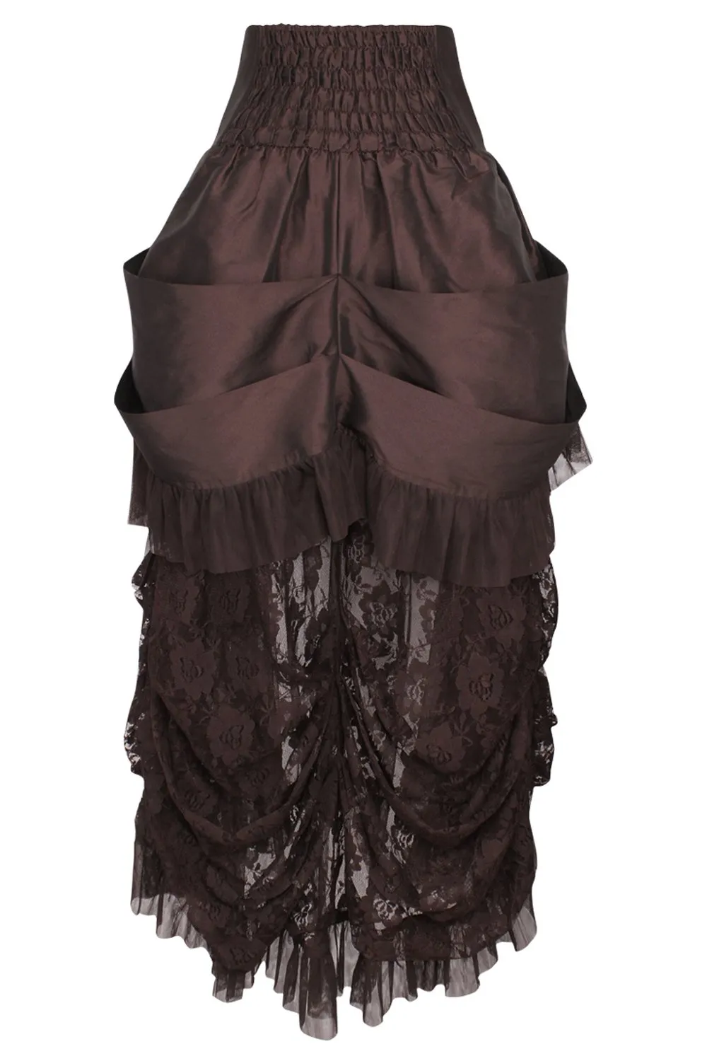 Filberta Brown Victorian Skirt