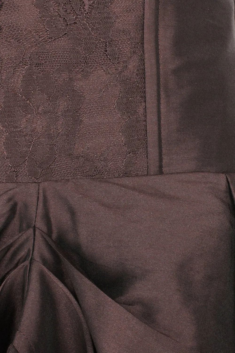 Filberta Brown Victorian Skirt