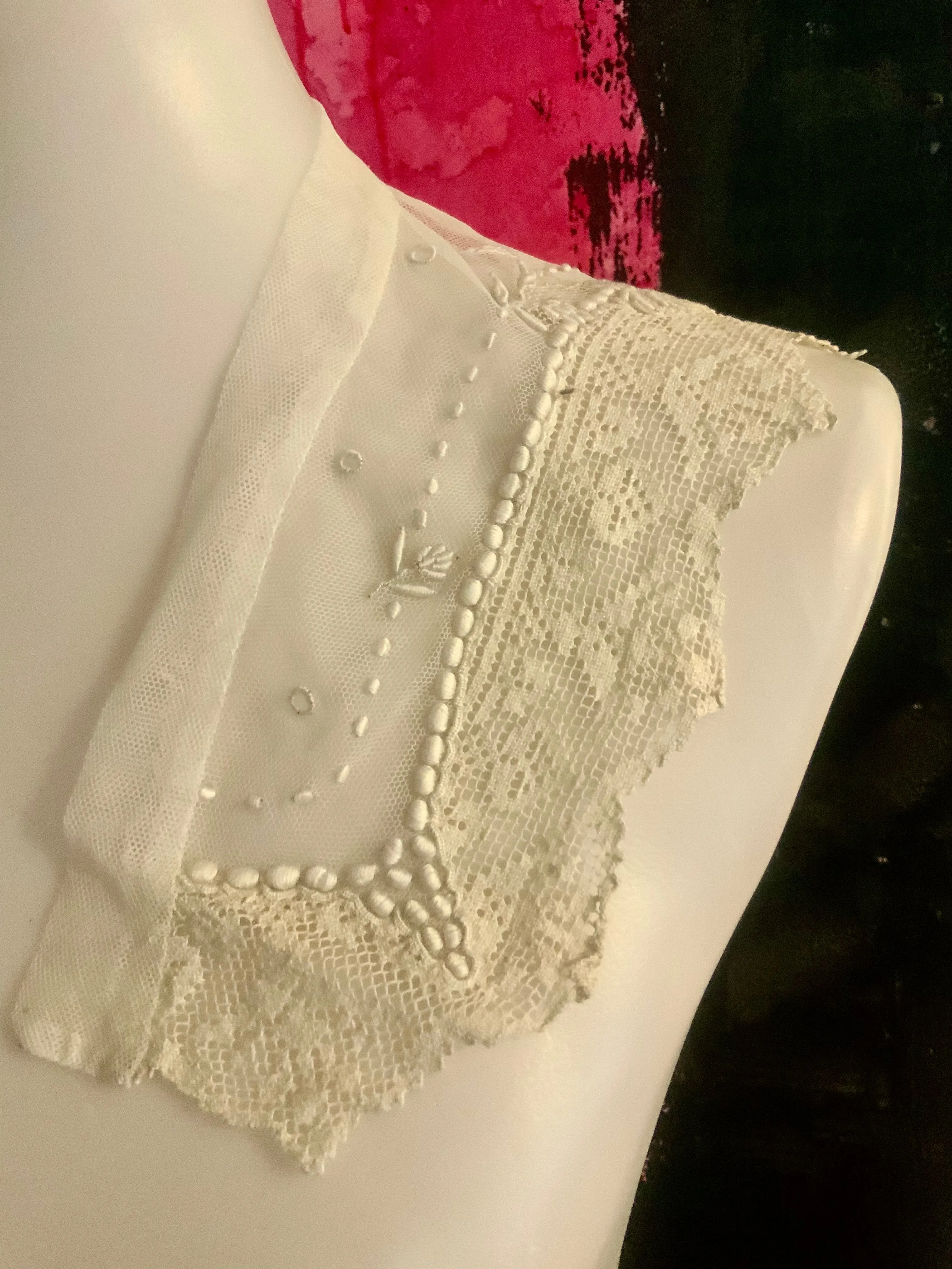 Filet Lace Collar - 1900