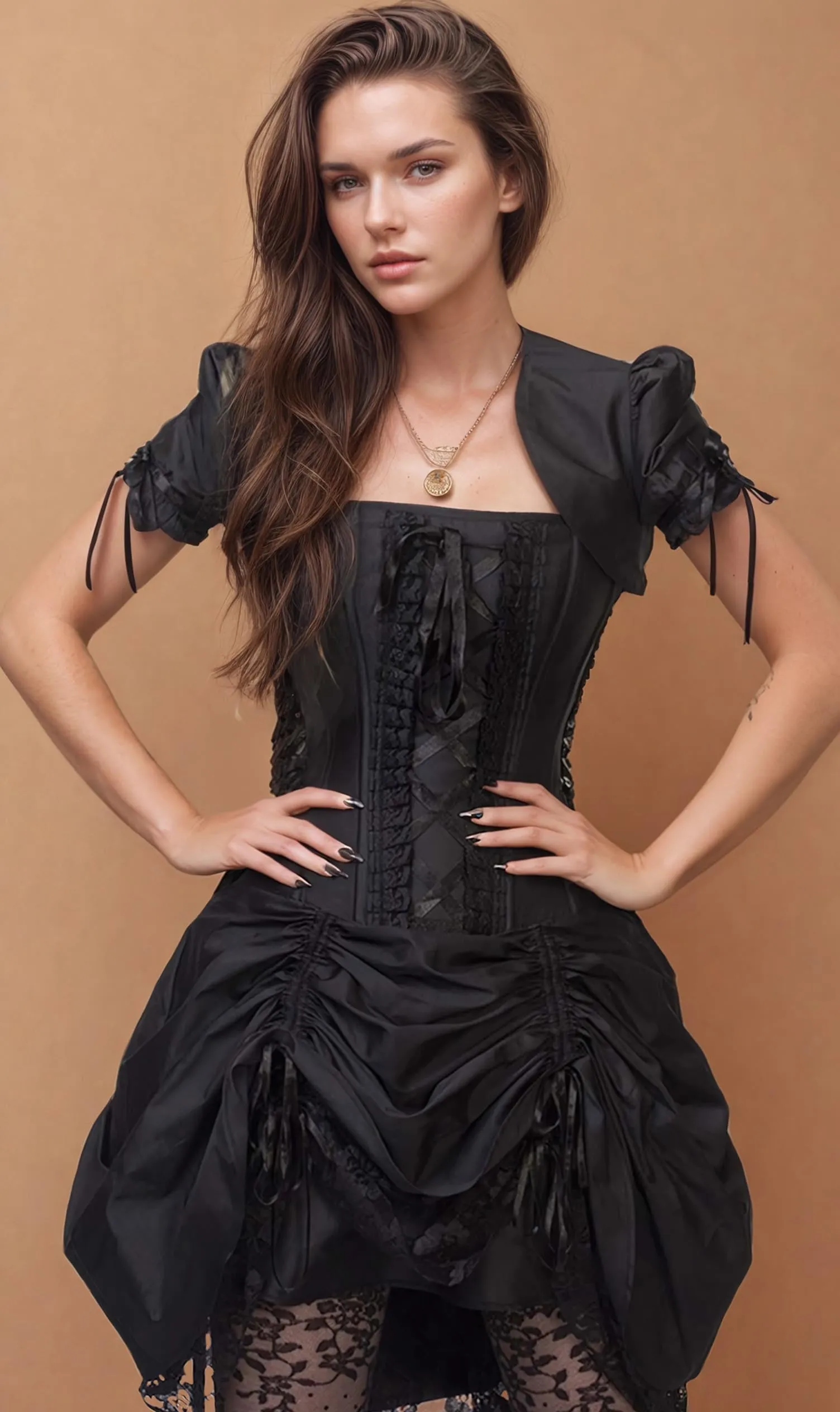 Franz Victorian Inspired Corset Dress with Bolero