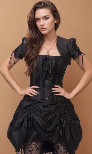 Franz Victorian Inspired Corset Dress with Bolero