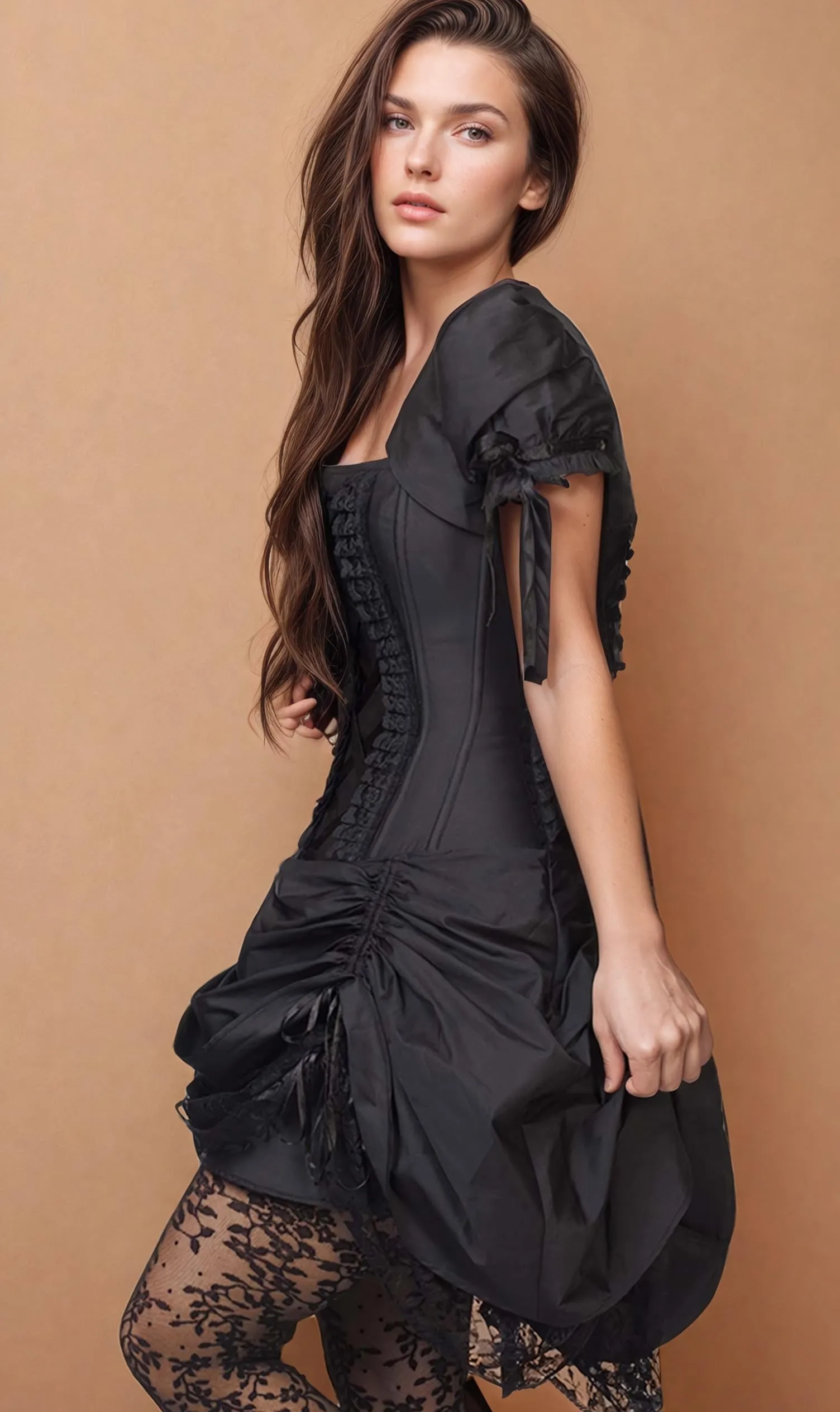 Franz Victorian Inspired Corset Dress with Bolero