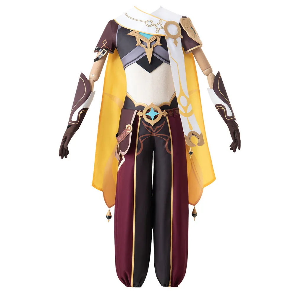 Genshin Impact Traveler Aether Cosplay Costume Outfits Halloween Carnival Suit
