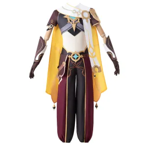 Genshin Impact Traveler Aether Cosplay Costume Outfits Halloween Carnival Suit