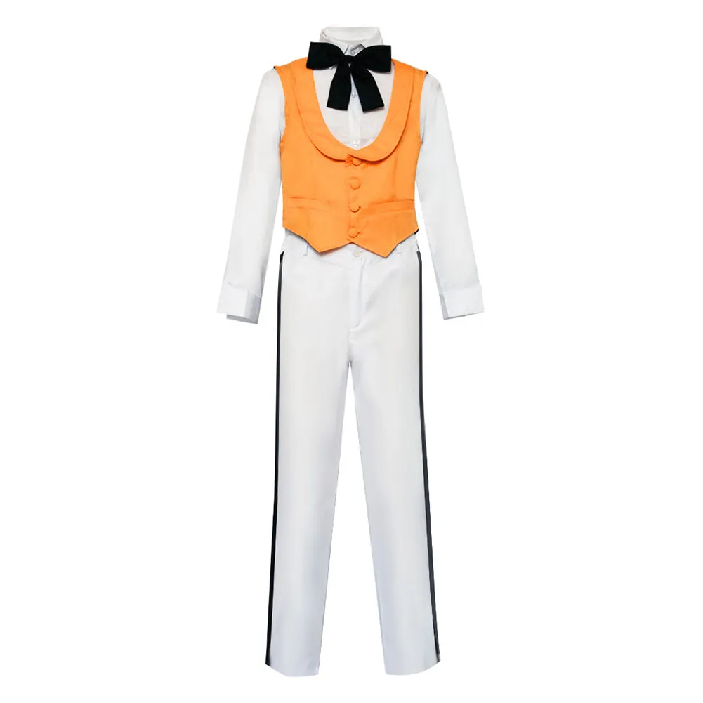 Gotham Jerome Valeska Clown Cosplay Costume Red Outfits Halloween Horror Carnival Suit
