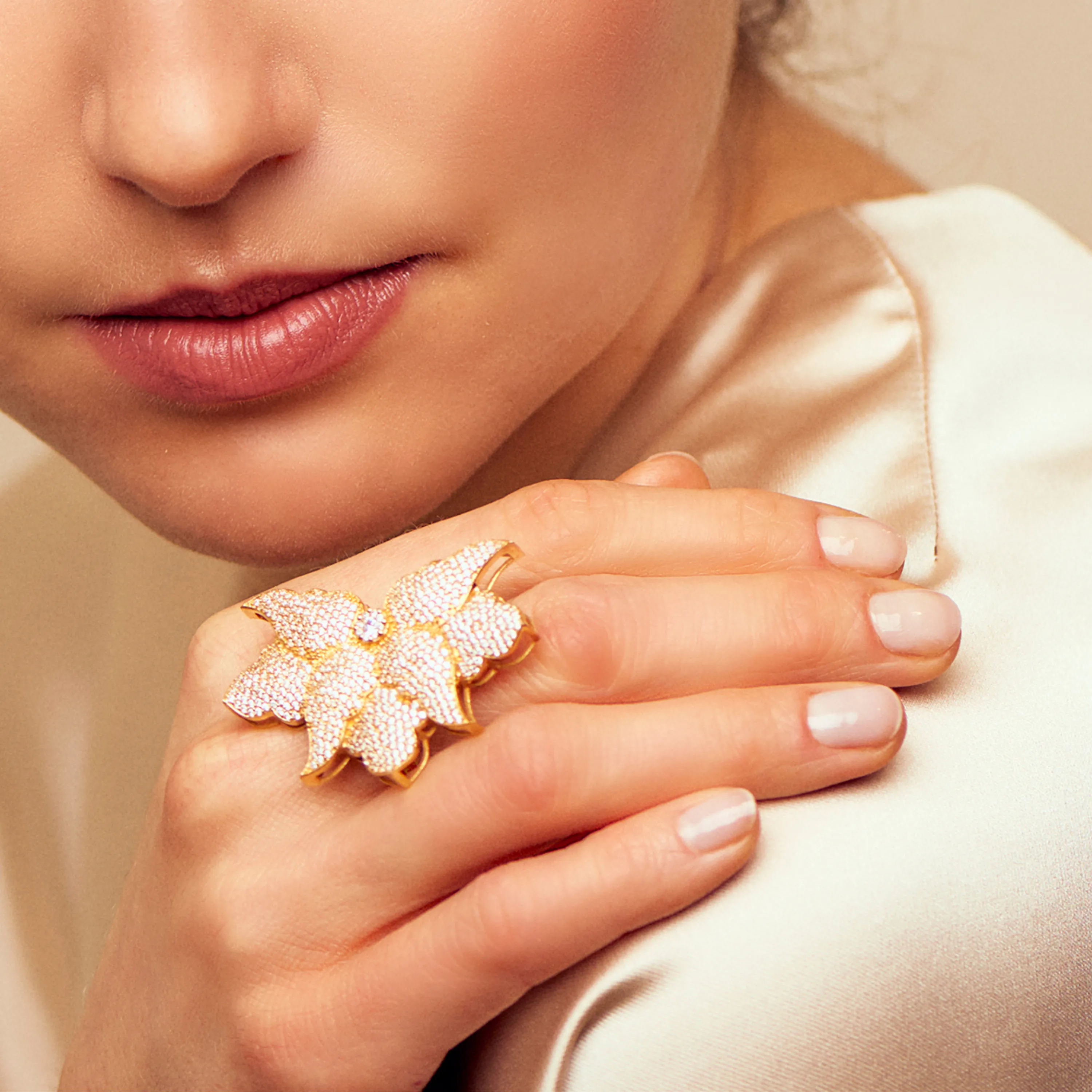 Half Flower Ring