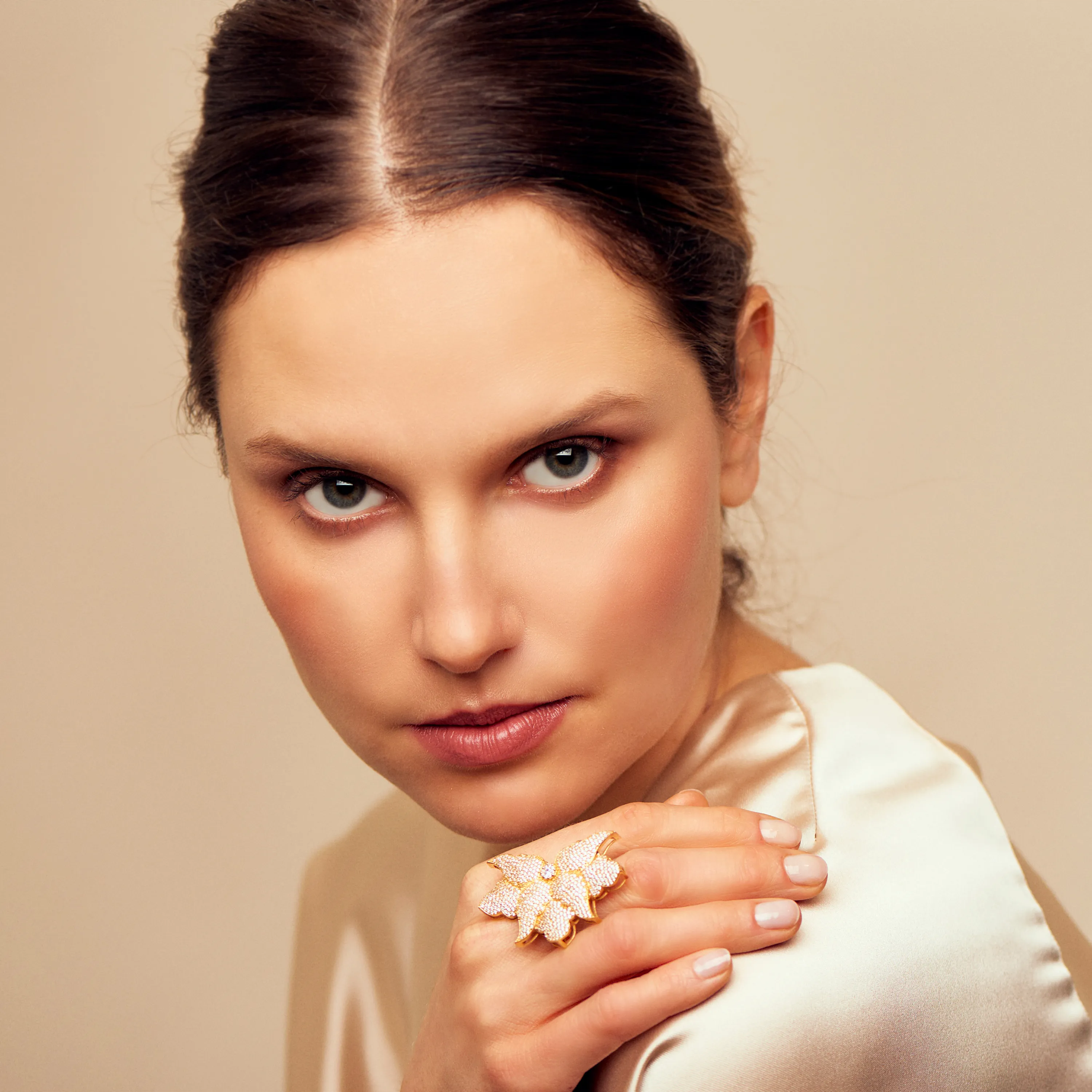 Half Flower Ring
