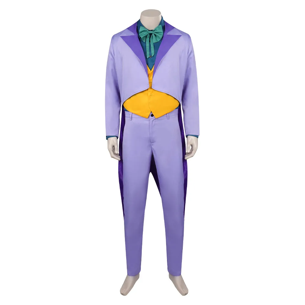 Harley Quinn Clown Cosplay Purple Costume Outfits Halloween Carnival Suit
