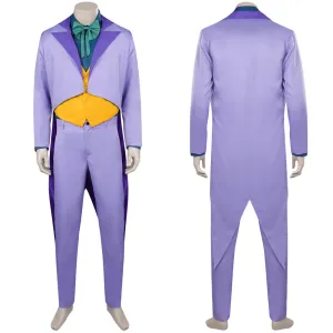 Harley Quinn Clown Cosplay Purple Costume Outfits Halloween Carnival Suit
