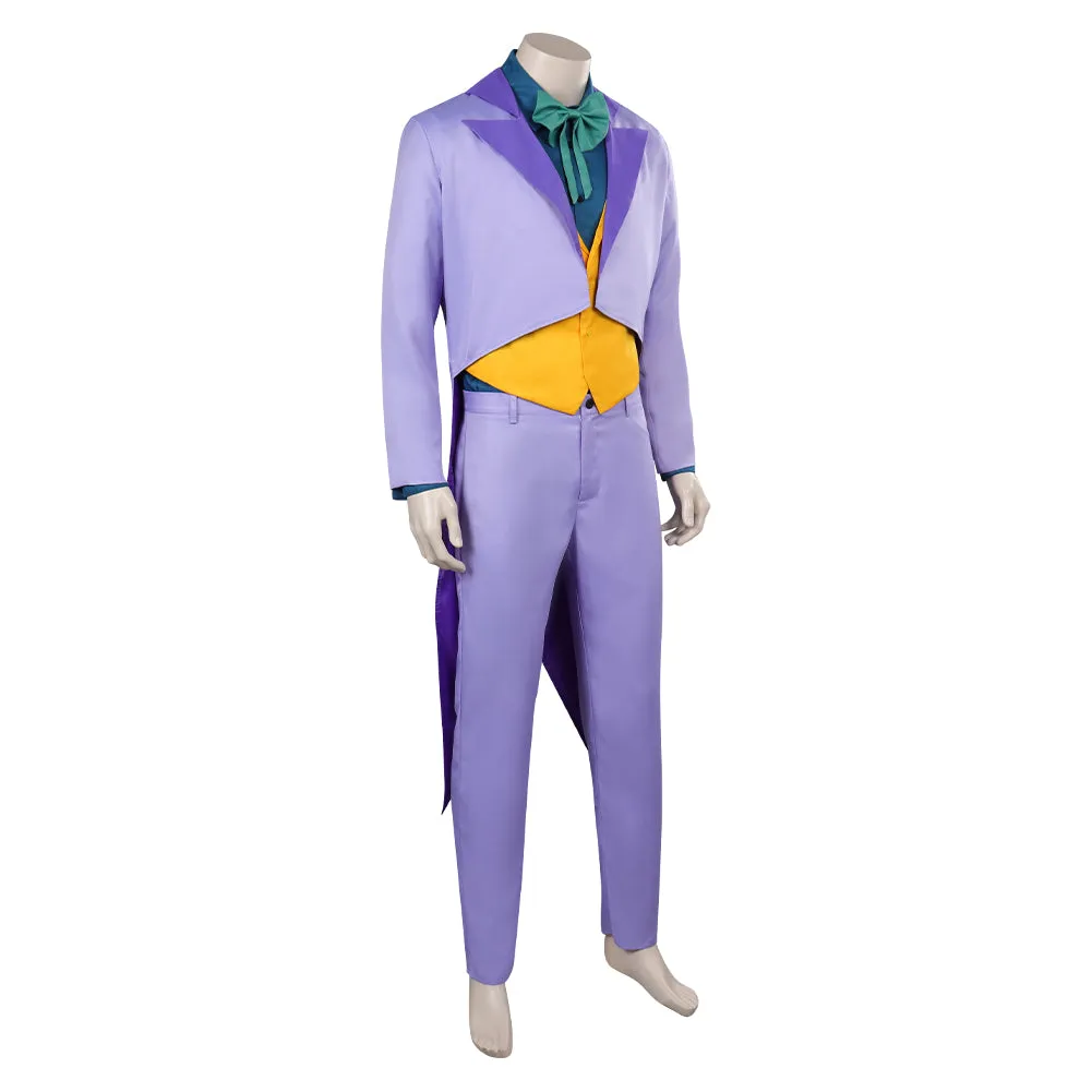 Harley Quinn Clown Cosplay Purple Costume Outfits Halloween Carnival Suit