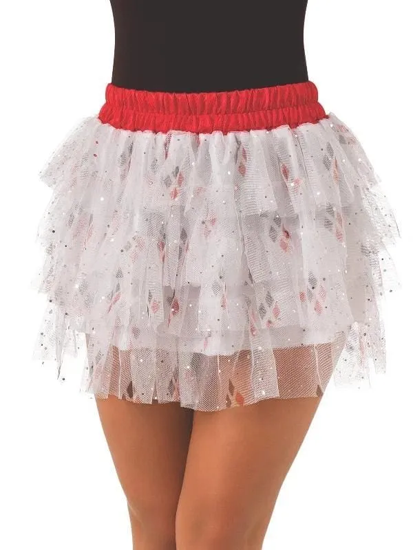 Harley Quinn Costume Skirt for Women and Teens