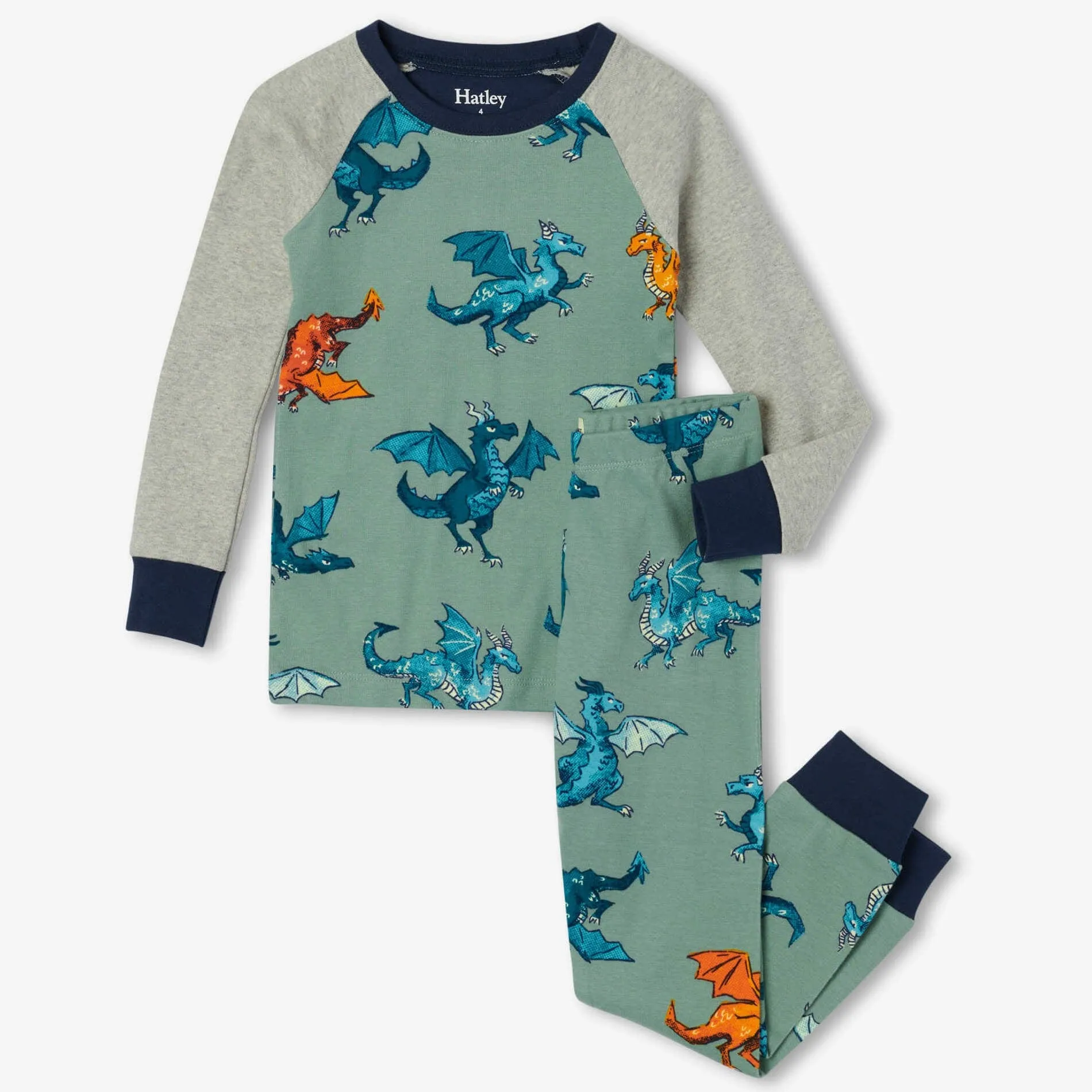Hatley 'Enchanted Dragons' PJ set