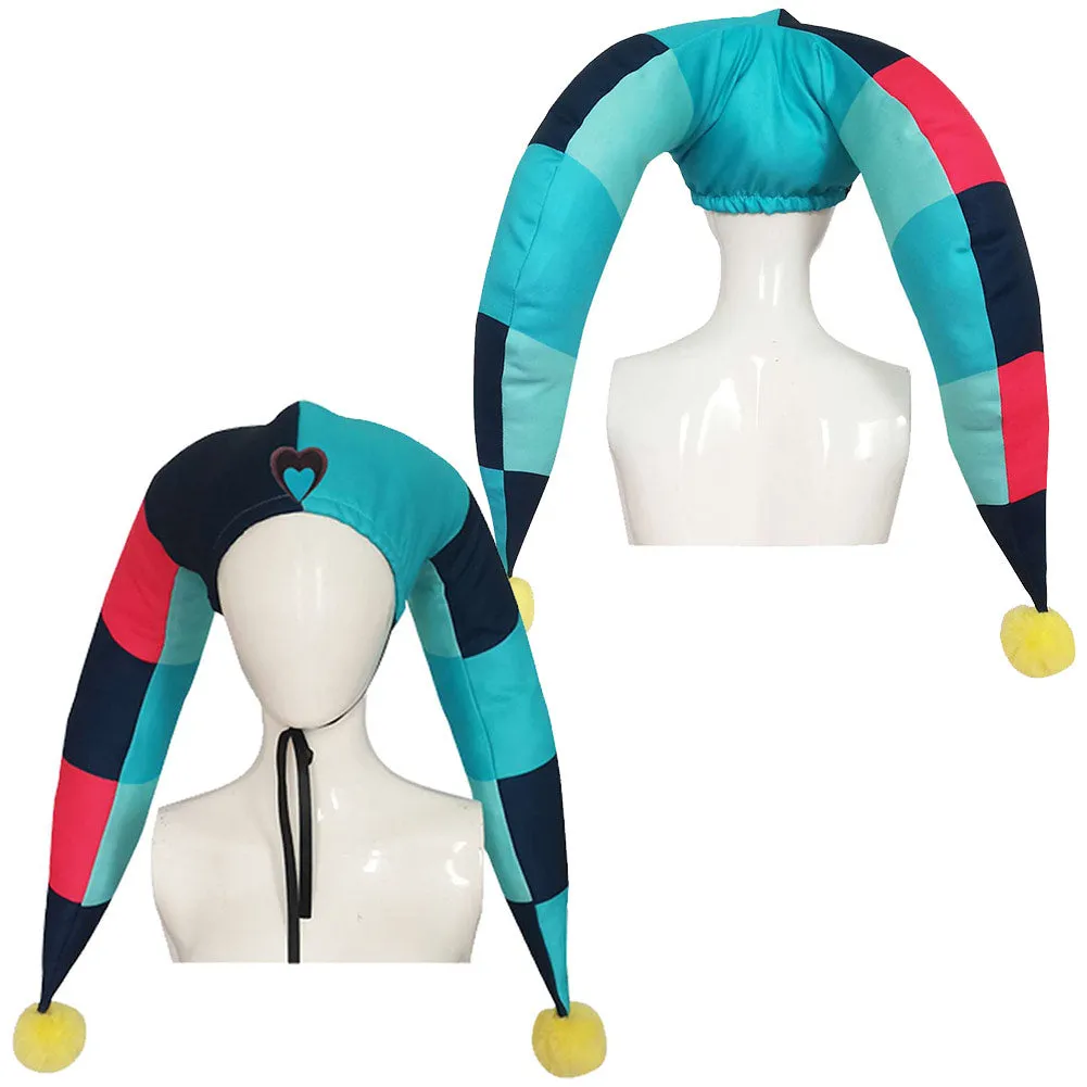 Helluva Boss Fizzarolli TV Character Cosplay Clown Hat Halloween Carnival Costume Accessories