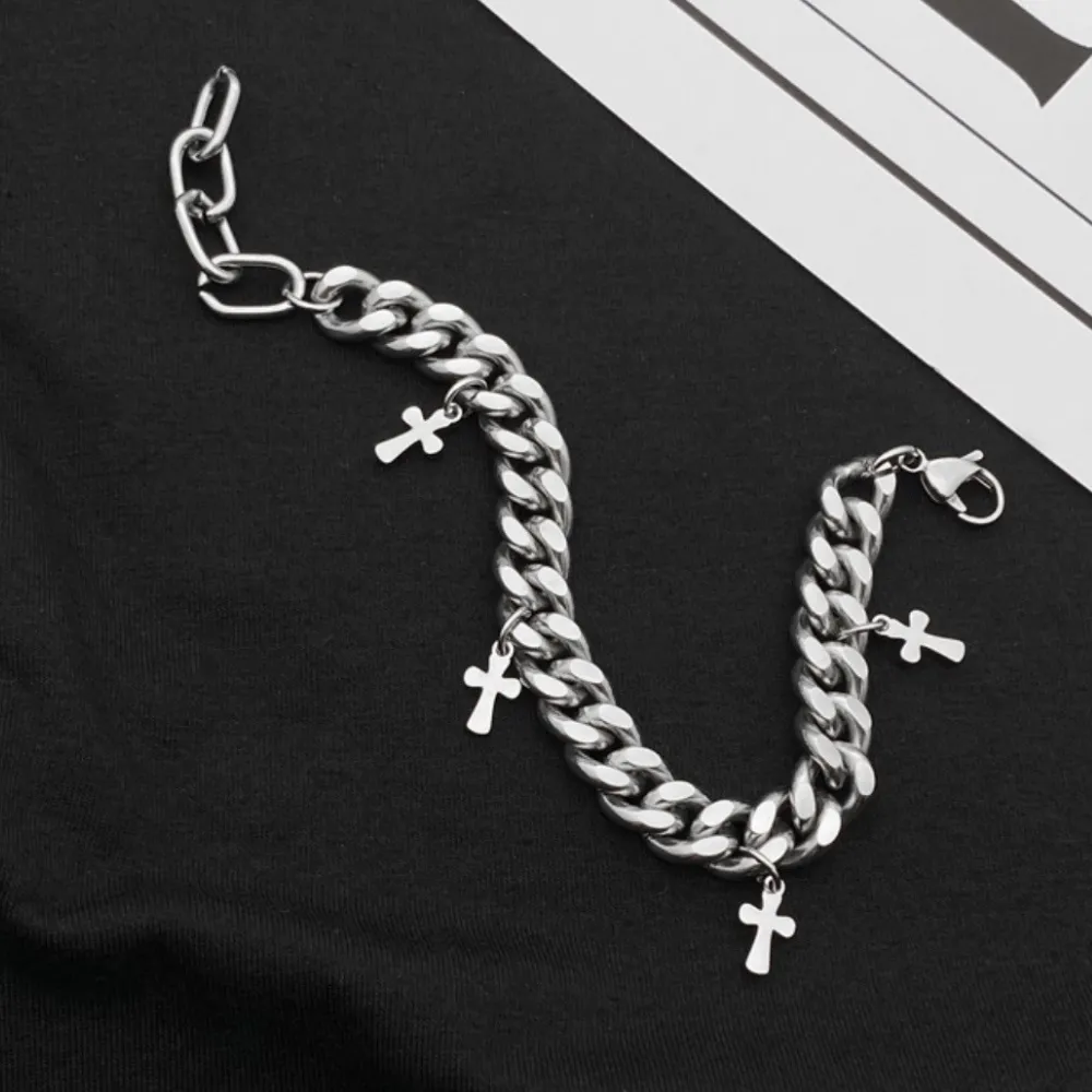 Hip Hop Cross Pendant Necklace
