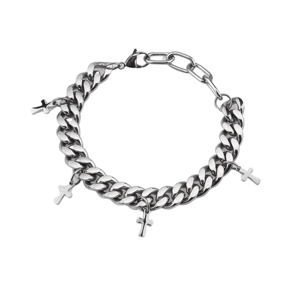 Hip Hop Cross Pendant Necklace
