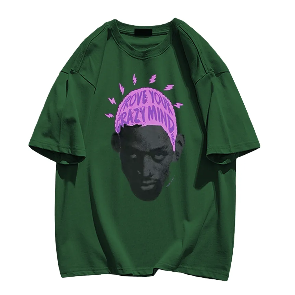 Hip Hop Portrait Print T-Shirt