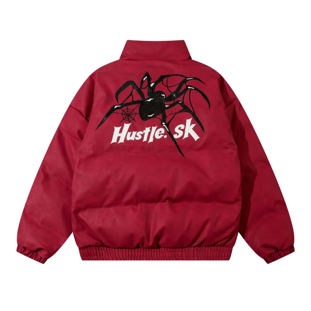 Hip Hop Spider Embroidery Coat